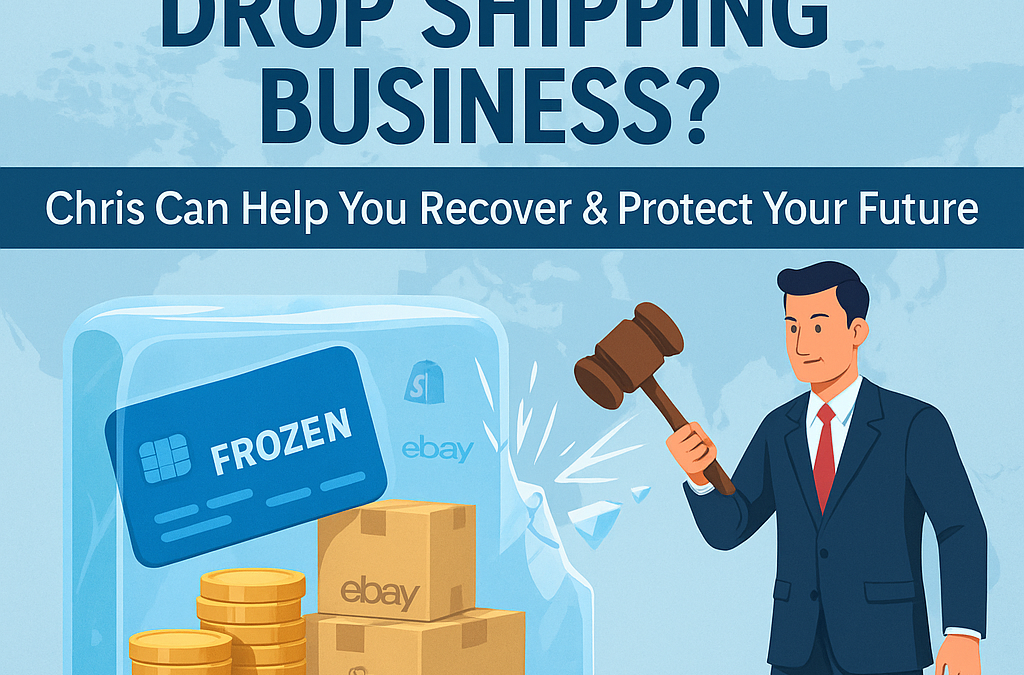 Drop Shipping Businesses & Frozen Funds – Legal Support for Complex International Disputes
