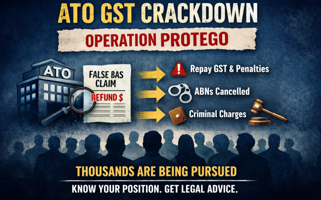 ATO GST Refund Crackdown Australia: Operation Protego and What To Do