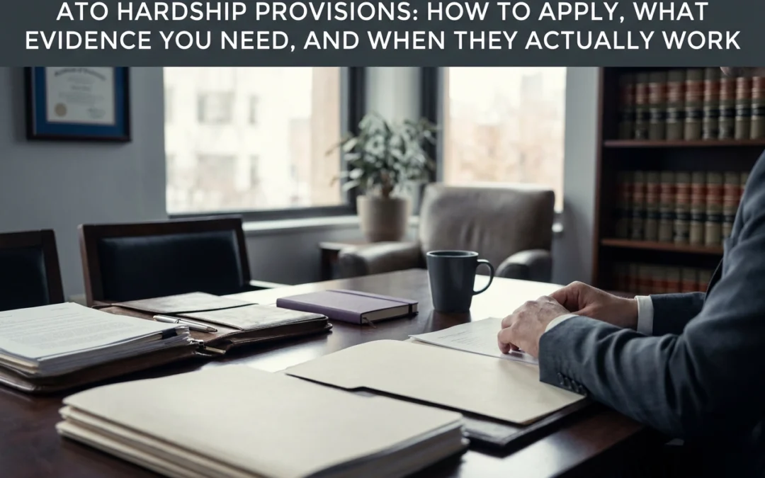 ATO Hardship Provisions: How to Apply, What Evidence You Need, and When They Actually Work