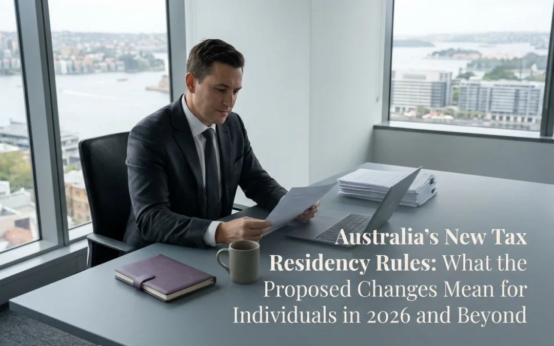 Australia’s New Tax Residency Rules: What the Proposed Changes Mean for Individuals in 2026 and Beyond
